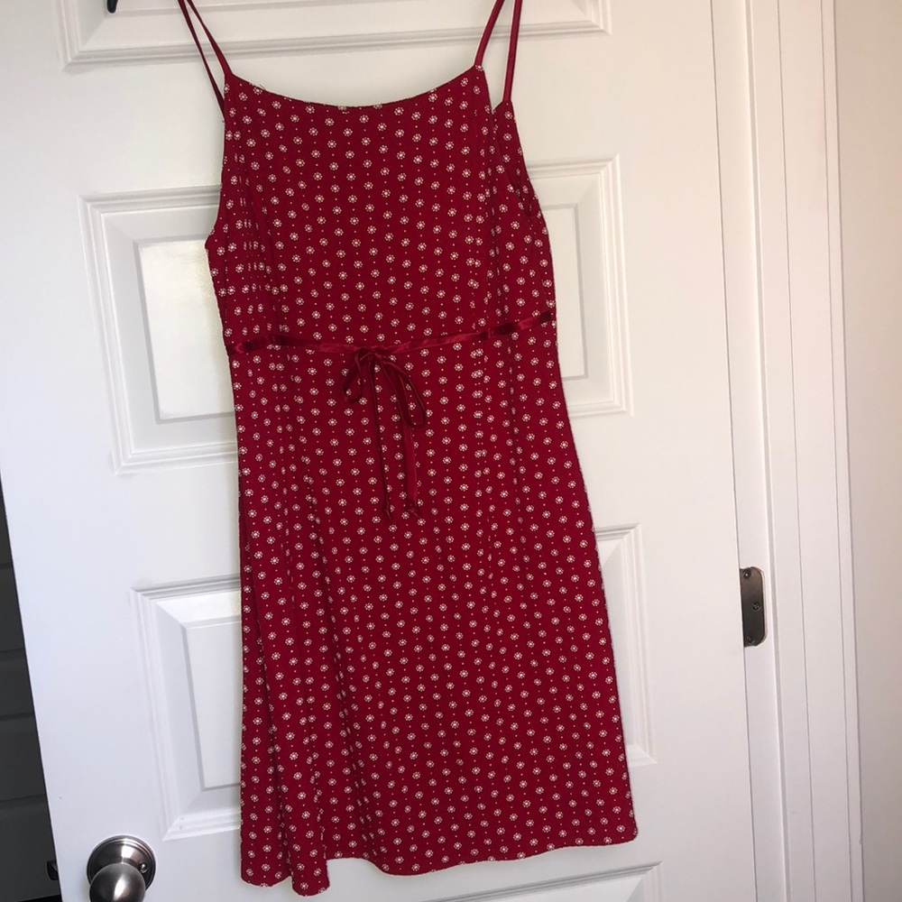 Sweet red flower dress❤️